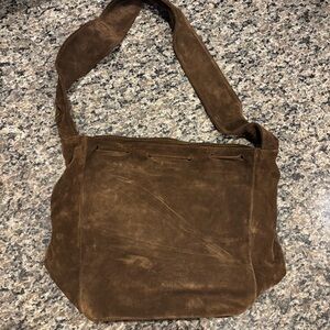 Paola Del Lungo Suede Bag